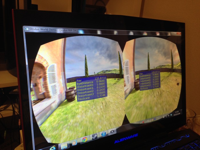 on voit clairement les deux écrans.