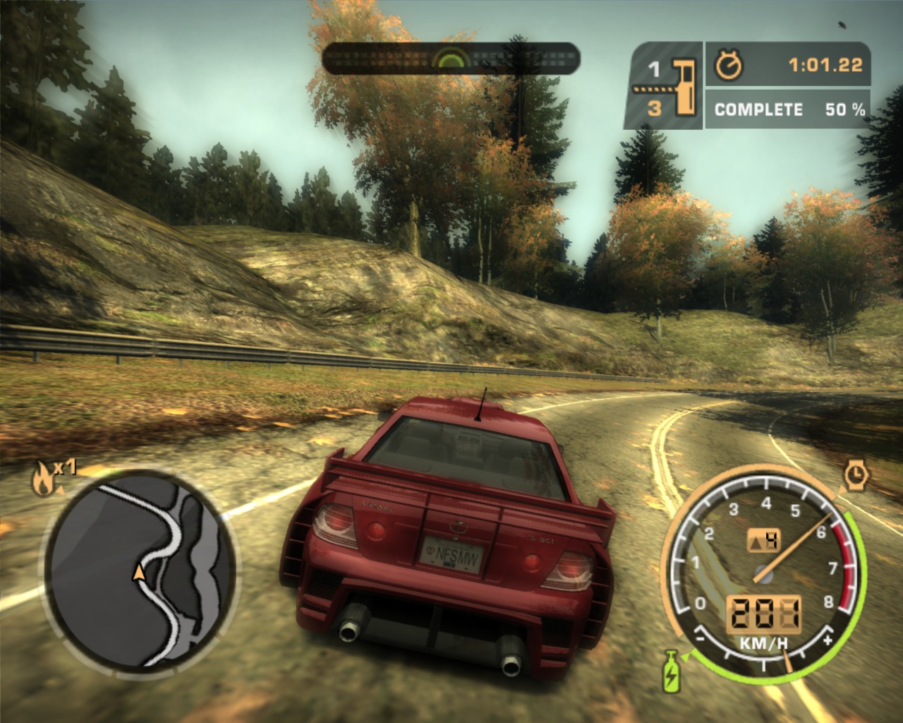 Need For Speed : Most Wanted (2005) - PSP (utilisez les touches ...